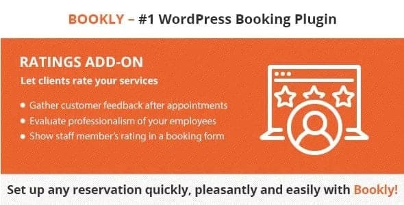 دانلود ادآن Bookly Ratings برای افزونه بوکلی
