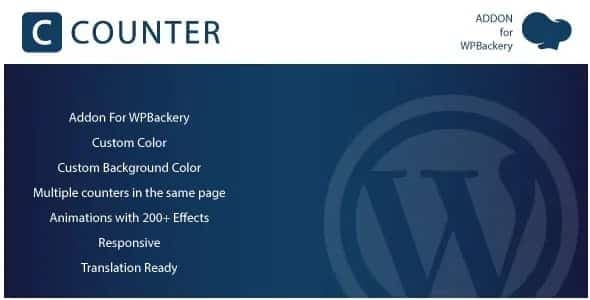 دانلود ادآن وردپرس Counter برای WPBakery
