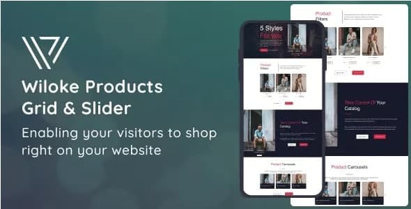 دانلود افزونه وردپرس Wiloke Products Grid and Slider برای المنتور