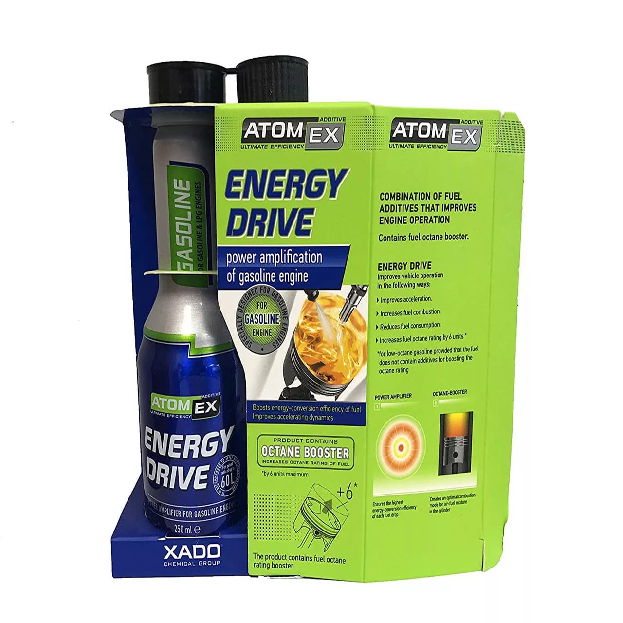 مکمل سوخت خودرو اکسادو مدل Energy Drive حجم 250 میلی لیتر — تصویر ۳