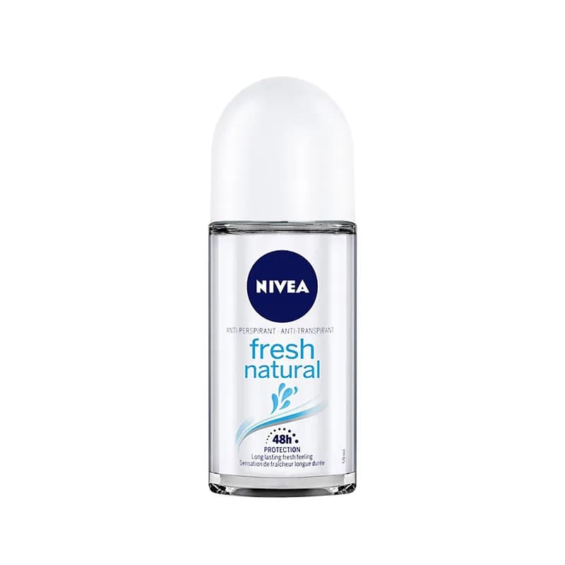 مام رول ضد تعریق زنانه نیوا فرش نچرال مدل Fresh Natural حجم 50 میلی لیتر Nivea