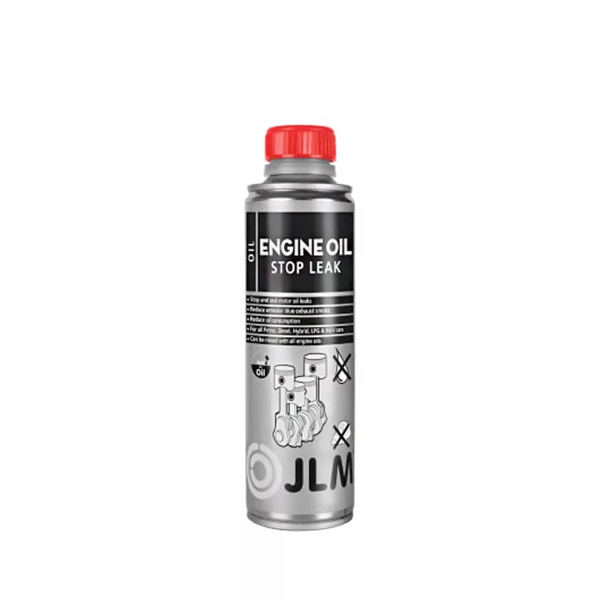 مایع نشت گیر روغن خودرو بنزینی و گازسوز جی ال ام مدل engine oil stop leak کد 886067 حجم 300 میلی لیتر