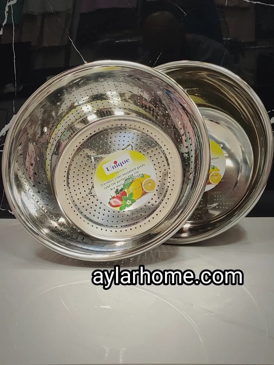 ست آبکش لگن استیل — تصویر ۴