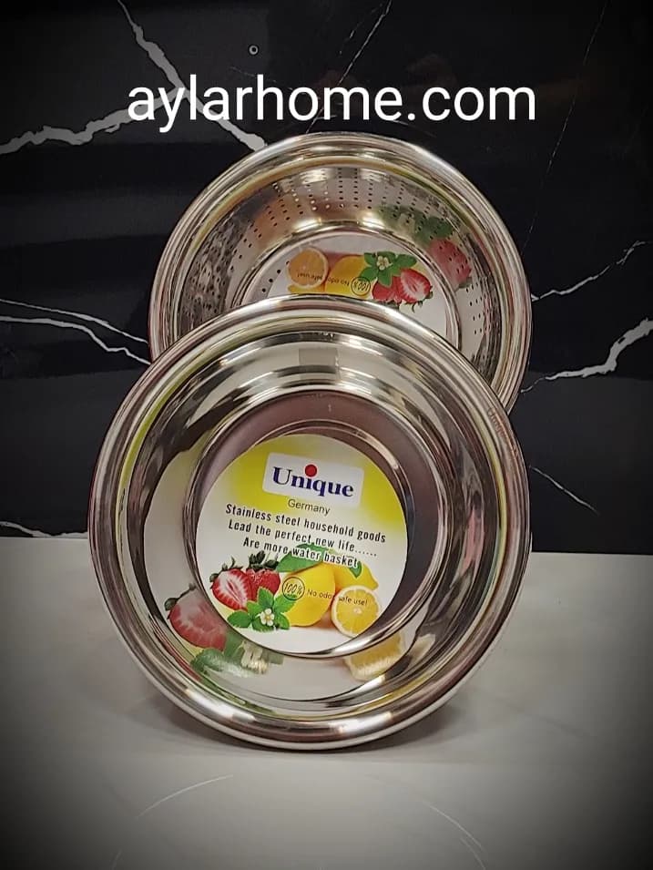 ست آبکش لگن استیل — تصویر ۷