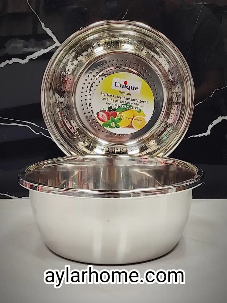 ست آبکش لگن استیل — تصویر ۵