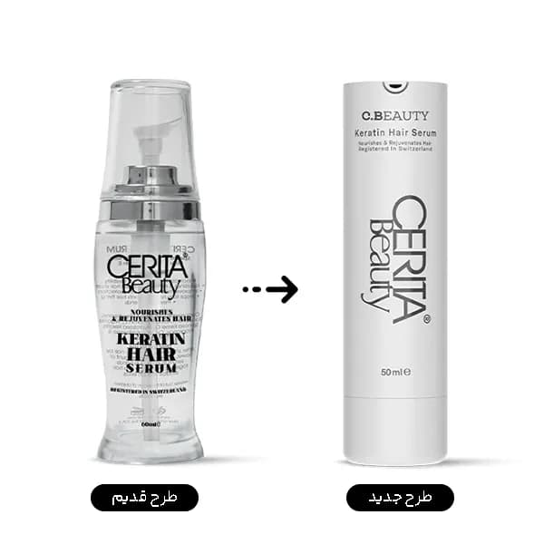 سرم کراتین مو سریتا مدل Keratin حجم 50 میلی لیتر — تصویر ۲