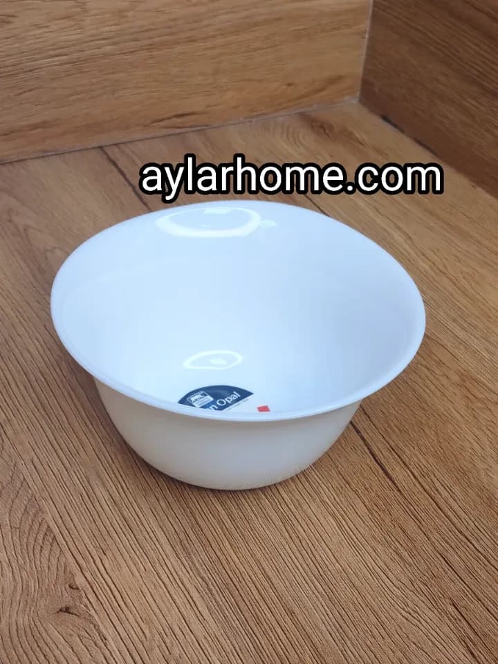 پیاله سوپ خوری مربعی شکل سفید ساده — تصویر ۴