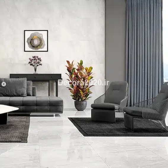 سرامیک ساردونیکس طوسی روشن 120*60 — تصویر ۲
