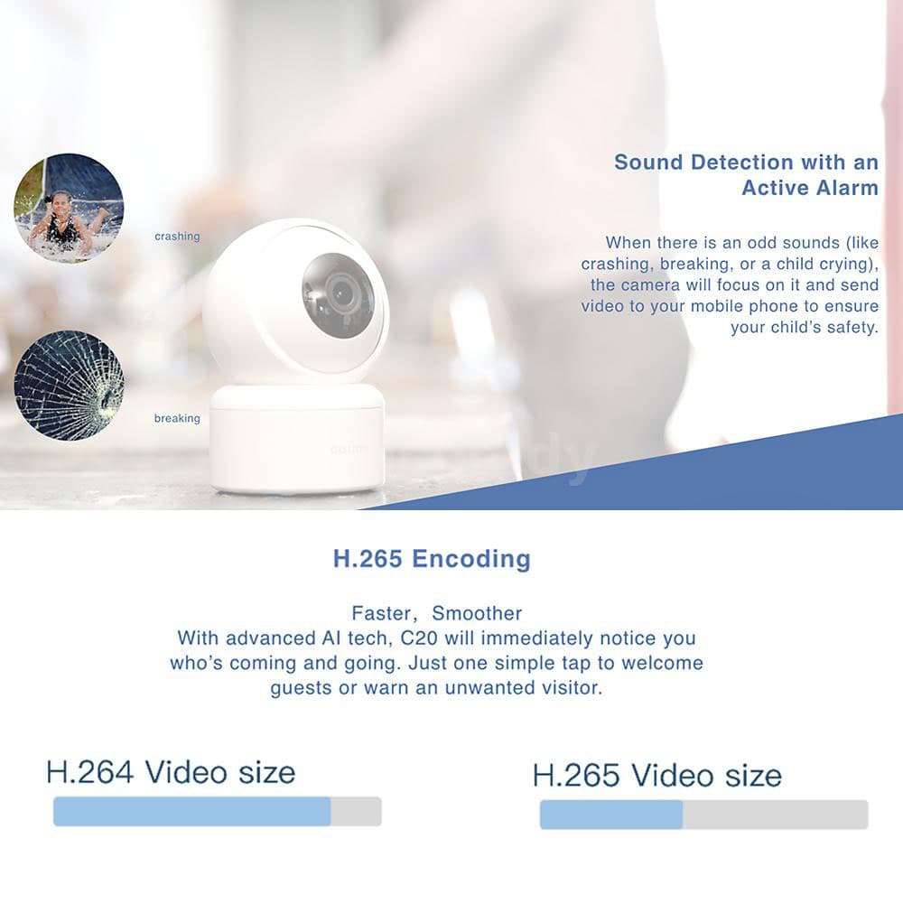 دوربین نظارتی شیائومی IMILAB C20 1080P Smart Home IP Camera (جعبه باز-دارای ایراد فنی) — تصویر ۲