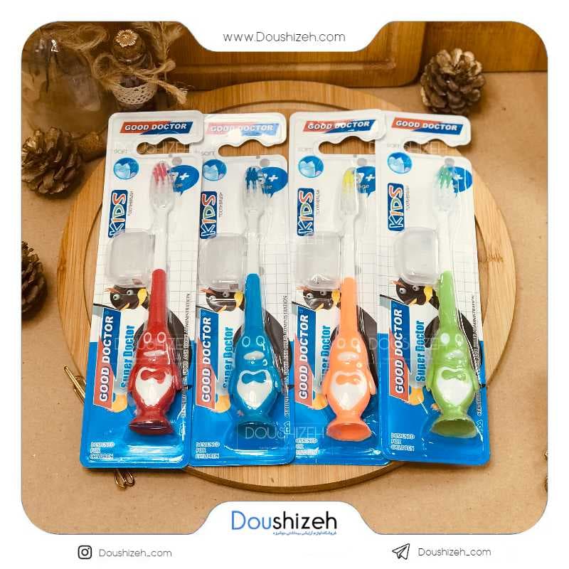مسواک بچگانه طرح پنگوئن GOOD DOCTOR — تصویر ۴