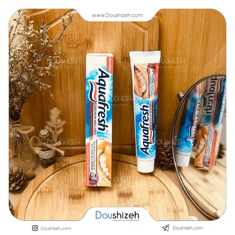 خمیر دندان درخشان کننده آکوا فرش Aquafresh — تصویر ۴