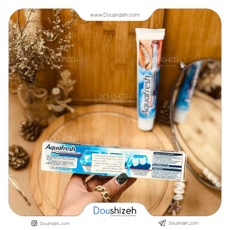 خمیر دندان درخشان کننده آکوا فرش Aquafresh — تصویر ۳