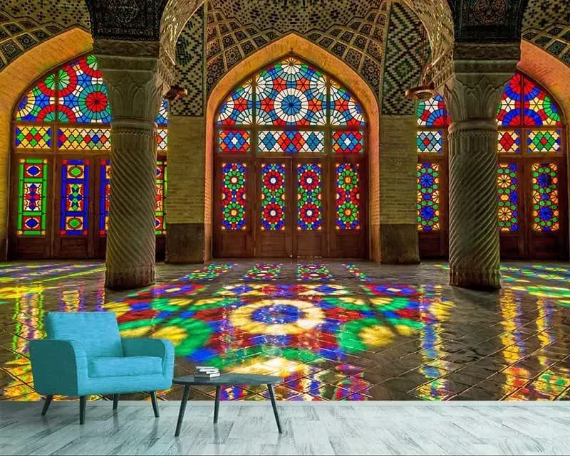 پوستر دیواری مسجد ناصر اللملک شیراز