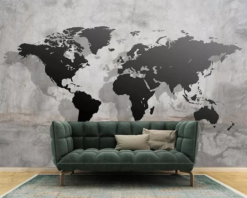 پوستر دیواری نقشه بتنی