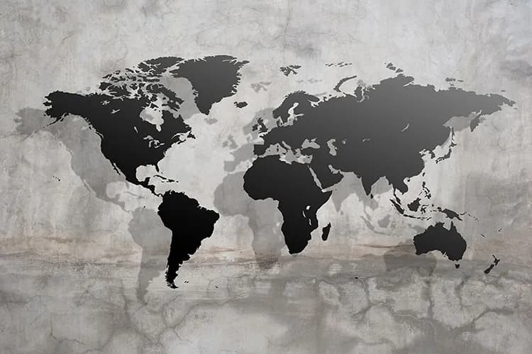 پوستر دیواری نقشه بتنی — تصویر ۲