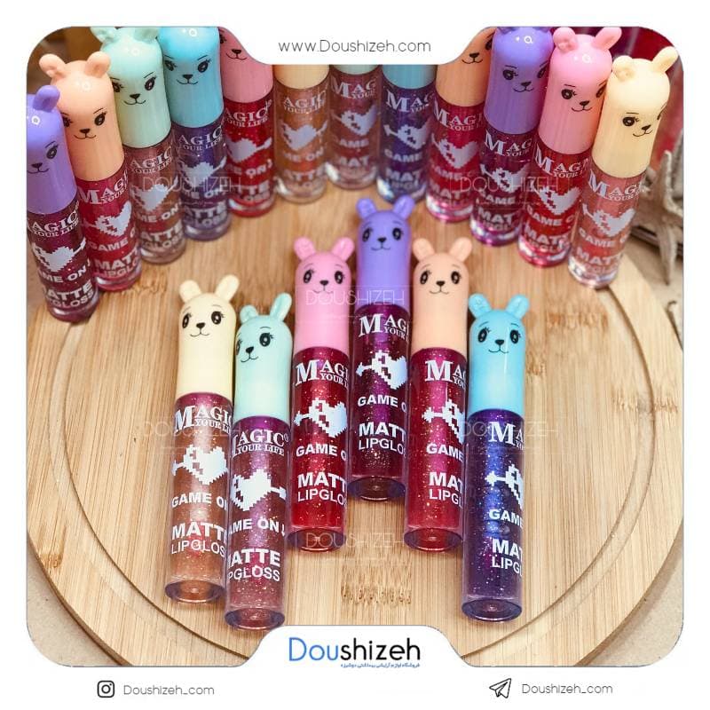 برق لب شاین دار طرح خرگوشی MAGIC — تصویر ۶