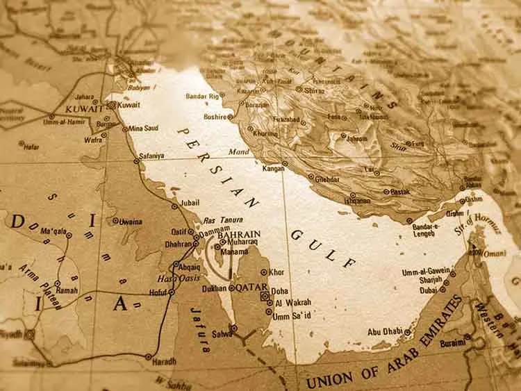 پوستر دیواری نقشه خلیج همیشه فارس — تصویر ۲
