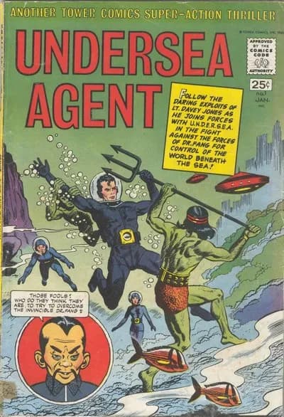دانلود کمیک Undersea Agent #1 – 6 (1966-1967)