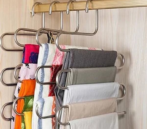 آویز شال و روسری مارپیچ فلزی