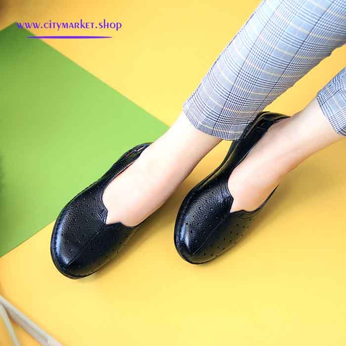 کفش تابستانی زنانه درسا مشکی — تصویر ۲