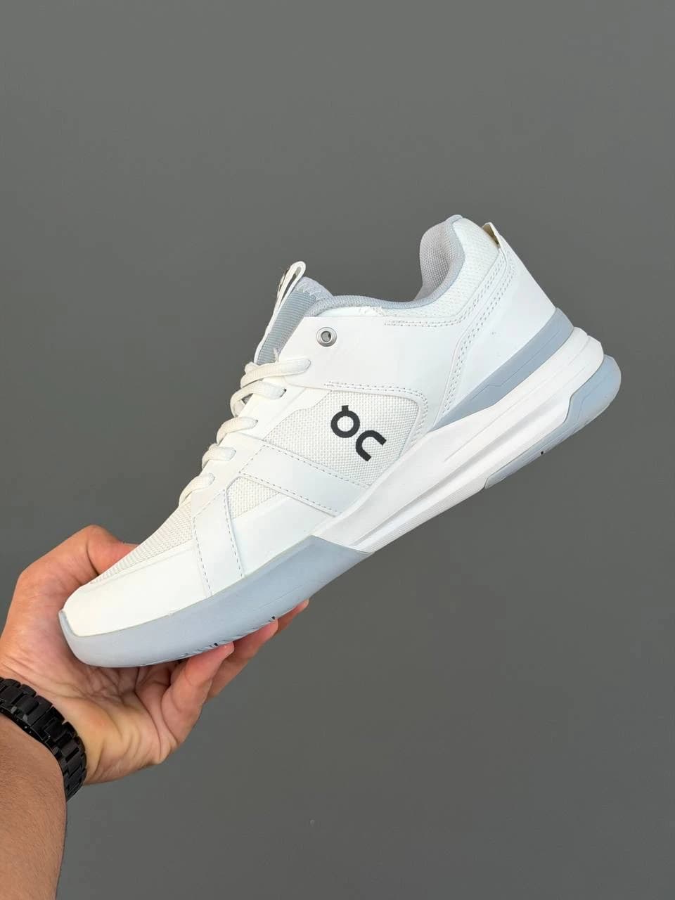 کتونی راجر پرو کلی سفید طوسی THE ROGER Pro Clay White Grey — تصویر ۳