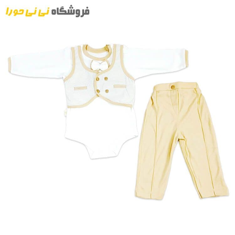 زیردکمه بلند طرح ژیله دار جنس پنبه — تصویر ۲