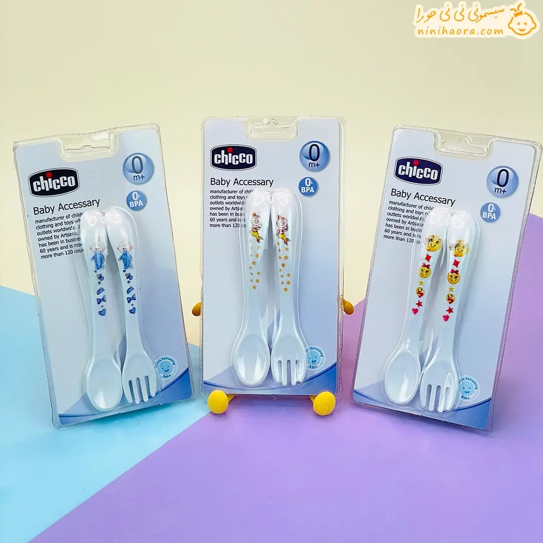 قاشق و چنگال طرح دار چیکو — تصویر ۸