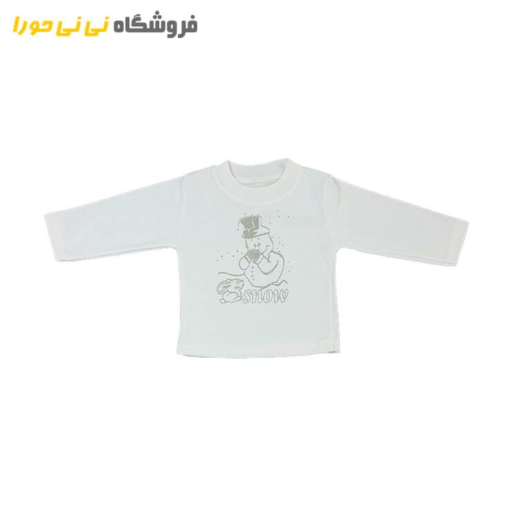 سویشرت شلوار مخمل طرح آدم برفی — تصویر ۲