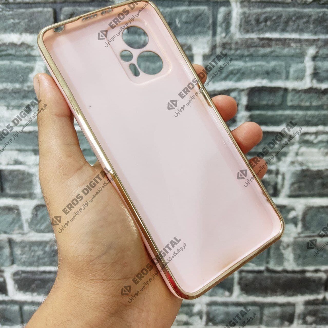 قاب مای کیس شیائومی Note 11T Pro دور طلایی الکتروپلیتینگ — تصویر ۳