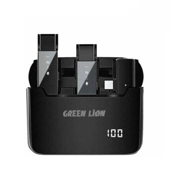 میکروفن بی سیم گرین لاین مدل 2 در 1 دیجیتال Green Lion 2 IN 1 Digital Display Microphone (لایتنینگ) — تصویر ۲