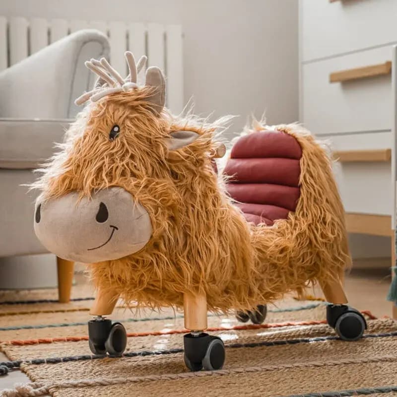 گاو چرخدار هایلند لیتل برد little bird HIGHLAND COW RIDE ON
