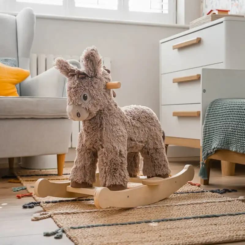راکر کودک چوبی لیتل برد طرح الاغ نوربرت little bird Norbert