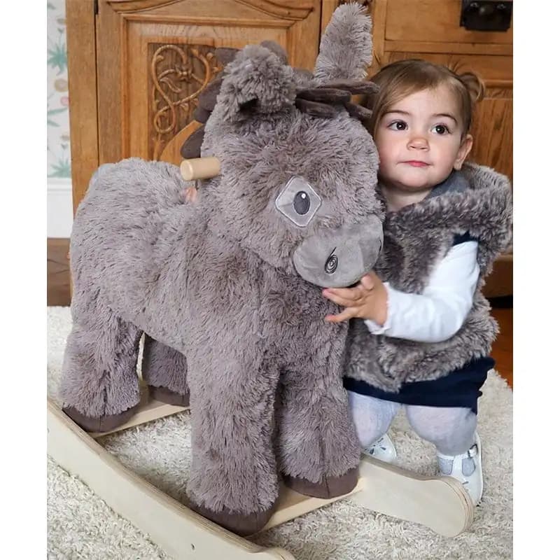 راکر کودک چوبی لیتل برد طرح الاغ نوربرت little bird Norbert — تصویر ۴