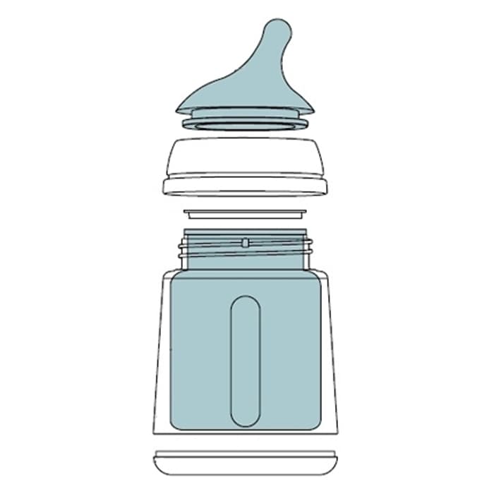 شیشه شیر 180 میل (Zero-Zero) زیرو سواوینکس(اصل) — تصویر ۷