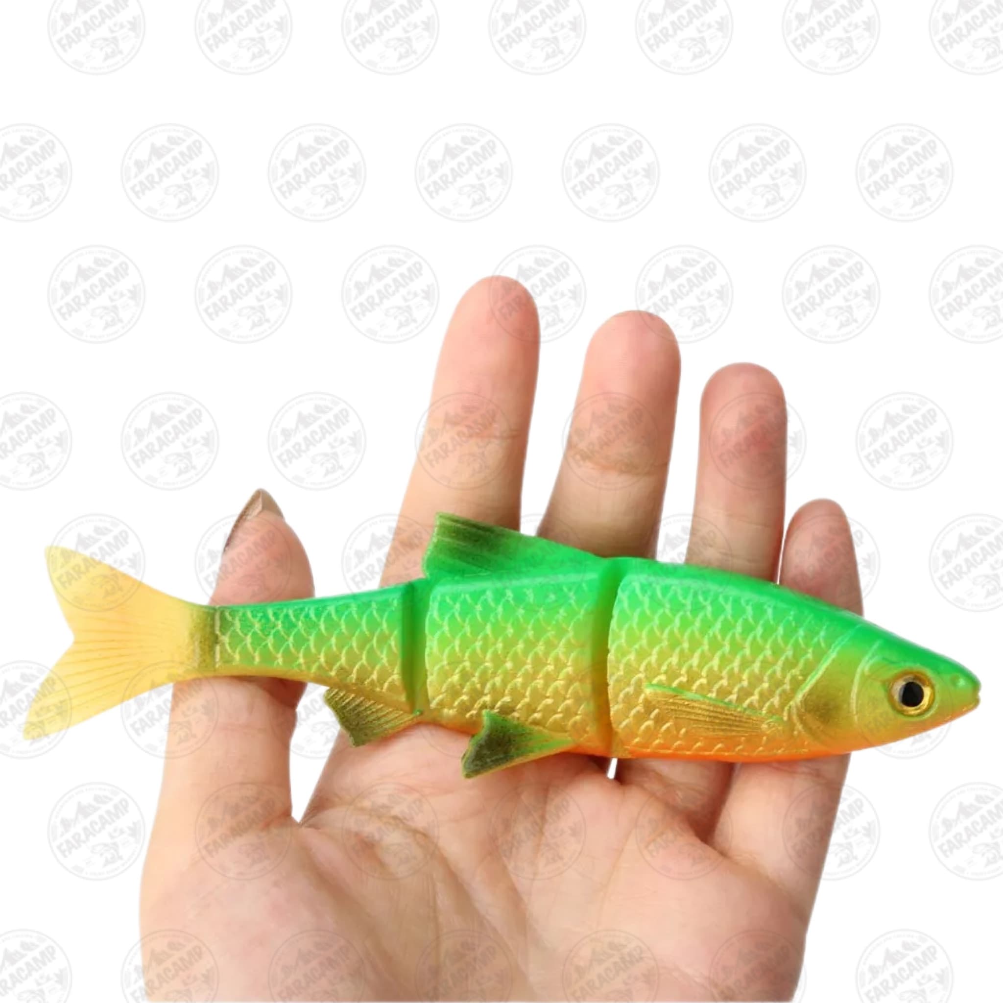 ماهی مصنوعی جیگ ژله ای سه تکه ۱۳ سانتی متر ۱۶.۵ گرم BR1 — تصویر ۴