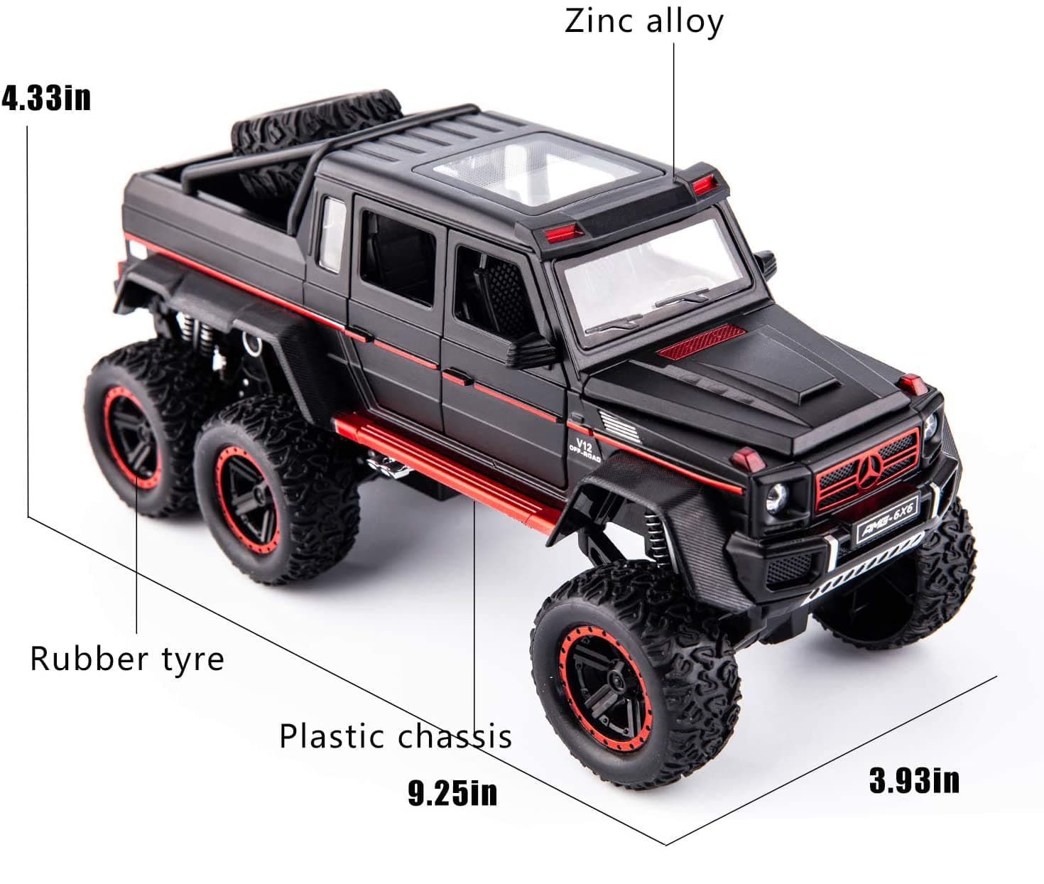 ماکت ماشین چه ژی مدل مرسدس بنز 6 چرخ G class G63 6×6 AMG — تصویر ۲