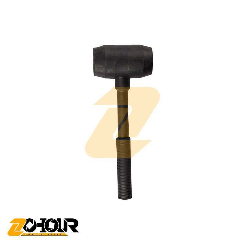 چکش لاستیکی دسته فلزی 600 گرمی مهدوی MAHDAVY14600