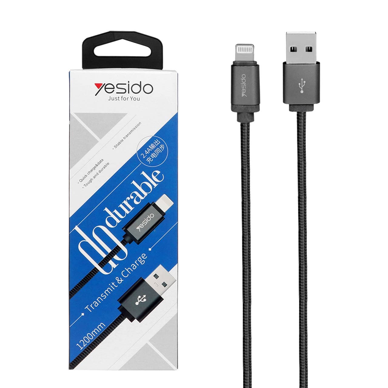کابل آیفون یسیدو مدل YESIDO CA-T2 Lightning — تصویر ۵