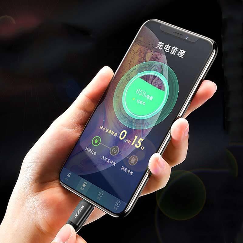 کابل 2 متری آیفون یسیدو مدل YESIDO CA50 Lightning — تصویر ۵
