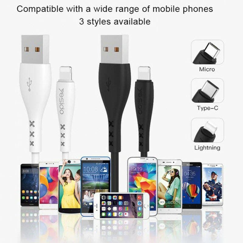 کابل آیفون یسیدو مدل YESIDO CA26 Lightning — تصویر ۵