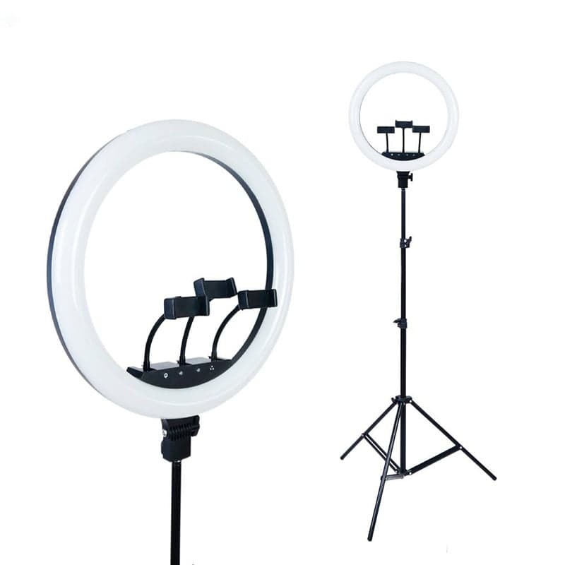 رینگ لایت به همراه سه پایه مدل M18K-RGB LED Ring Light