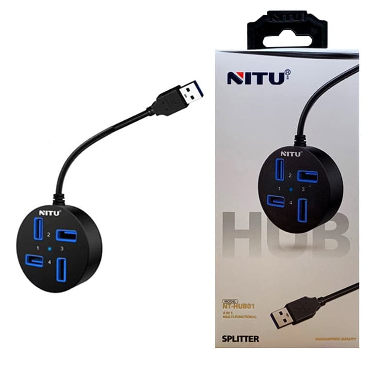 هاب چهار پورت USB 3.0 نیتو مدل NITU NT-HUB01 — تصویر ۷