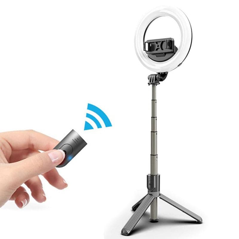 رینگ لایت با سه پایه نگهدارنده موبایل یسیدو مدل YESIDO SF12 Ring Light — تصویر ۲