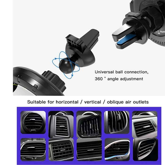 هولدر و شارژر وایرلس یسیدو مدل YESIDO C77 Holder — تصویر ۷