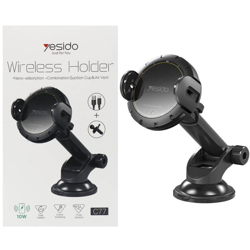 هولدر و شارژر وایرلس یسیدو مدل YESIDO C77 Holder — تصویر ۶