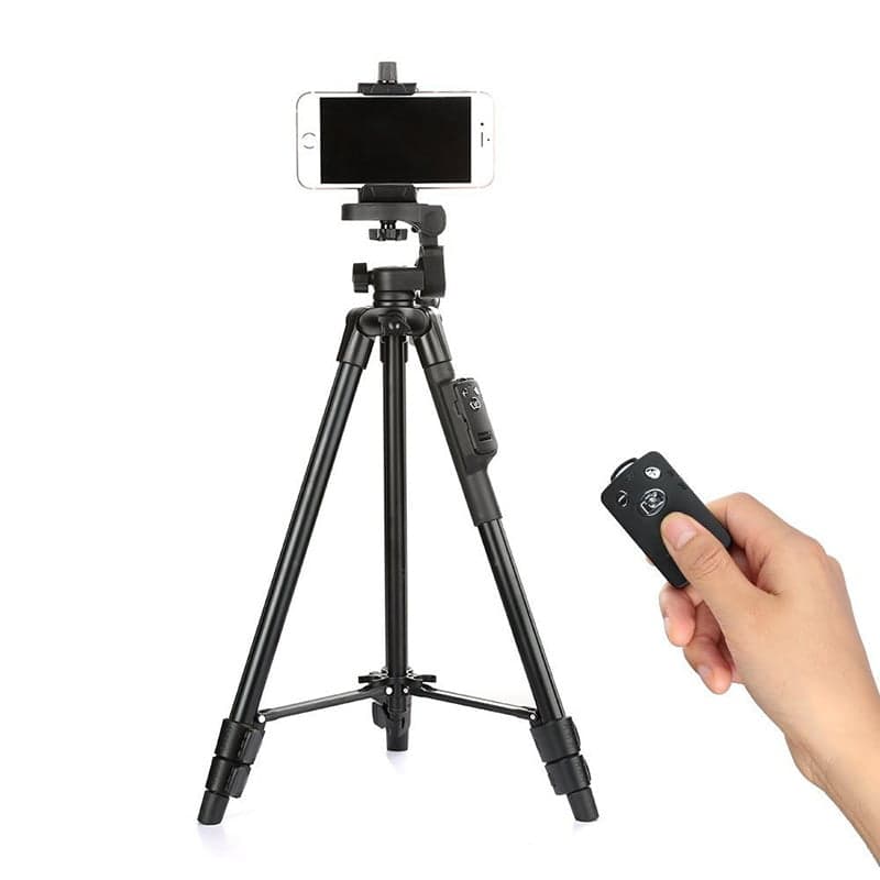 سه پایه نگهدارنده موبایل و دوربین یانتنگ مدل Yunteng VCT-5208 Mobile Phone Tripod — تصویر ۴
