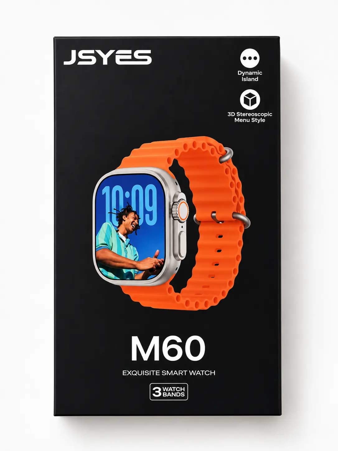 ساعت هوشمند M60 | اسمارت واچ M60 با طراحی Dynamic Island
