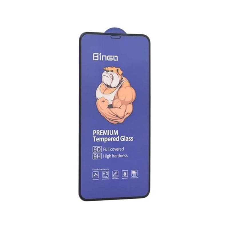محافظ صفحه نمایش شیشه ای فول چسب آیفون 13 پرومکس بینگو مدل Bingo Iphone 13 ProMax