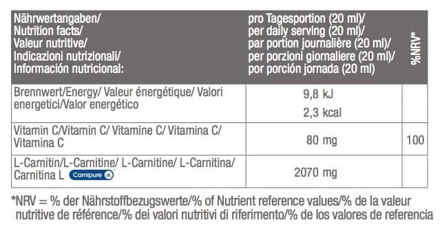 ال کارنیتین ۲۰۰۰ مایع بادی اتک | Body Attack L-CARNITINE LIQUID 2000 — تصویر ۲