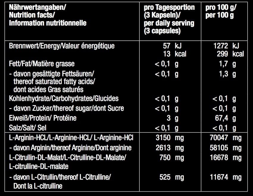 آرژنین شاک بادی اتک | Body Attack Arginine Shock — تصویر ۲